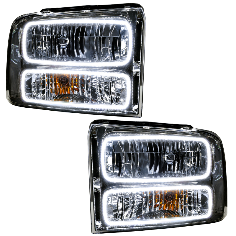 Ford Excursion Headlight Assembly - ORACLE Lighting - SMD, Chrome Bezel - White - 2005 Ford Excursion Headlight Assembly - ORACLE Lighting - SMD, Chrome Bezel - White - 2005
